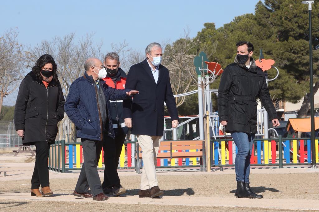 Zaragoza avanza con las 25 nuevas obras en diez barrios rurales, entre ellos Monzalbarba con la remuneración de su parque