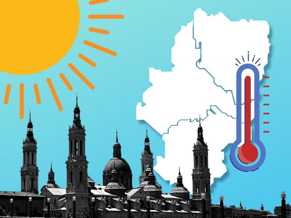 La horrorosa ola de calor en Zaragoza esta semana