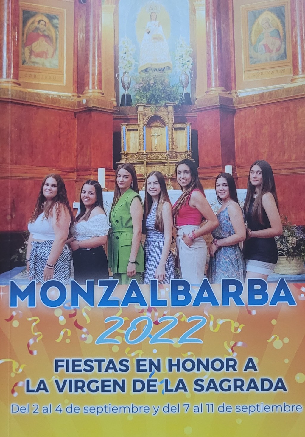 Programa de FIESTAS SEPTIEMBRE 2022&nbsp;MONZALBARBA