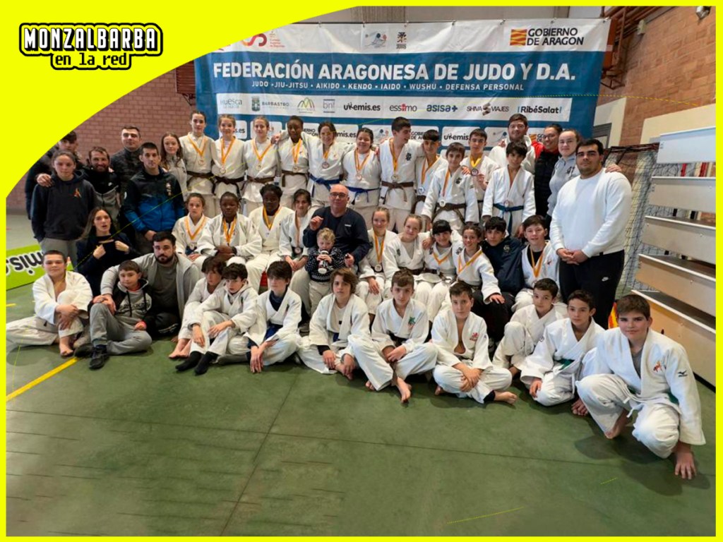 Judocas infantiles y cadetes brillan en&nbsp;Monzalbarba