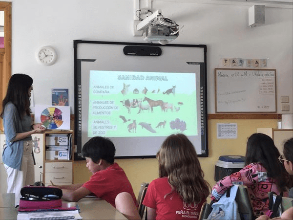 El CEIP Fernández Vizarra de Monzalbarba disfruta de un Escape Virtual y la visita de la veterinaria Pilar para aprender sobre&nbsp;alimentación