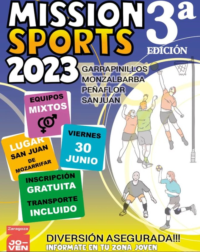 Mission Sports 2023: ¡Llega la tercera edición de la emocionante competición deportiva en San Juan de&nbsp;Mozarrifar!