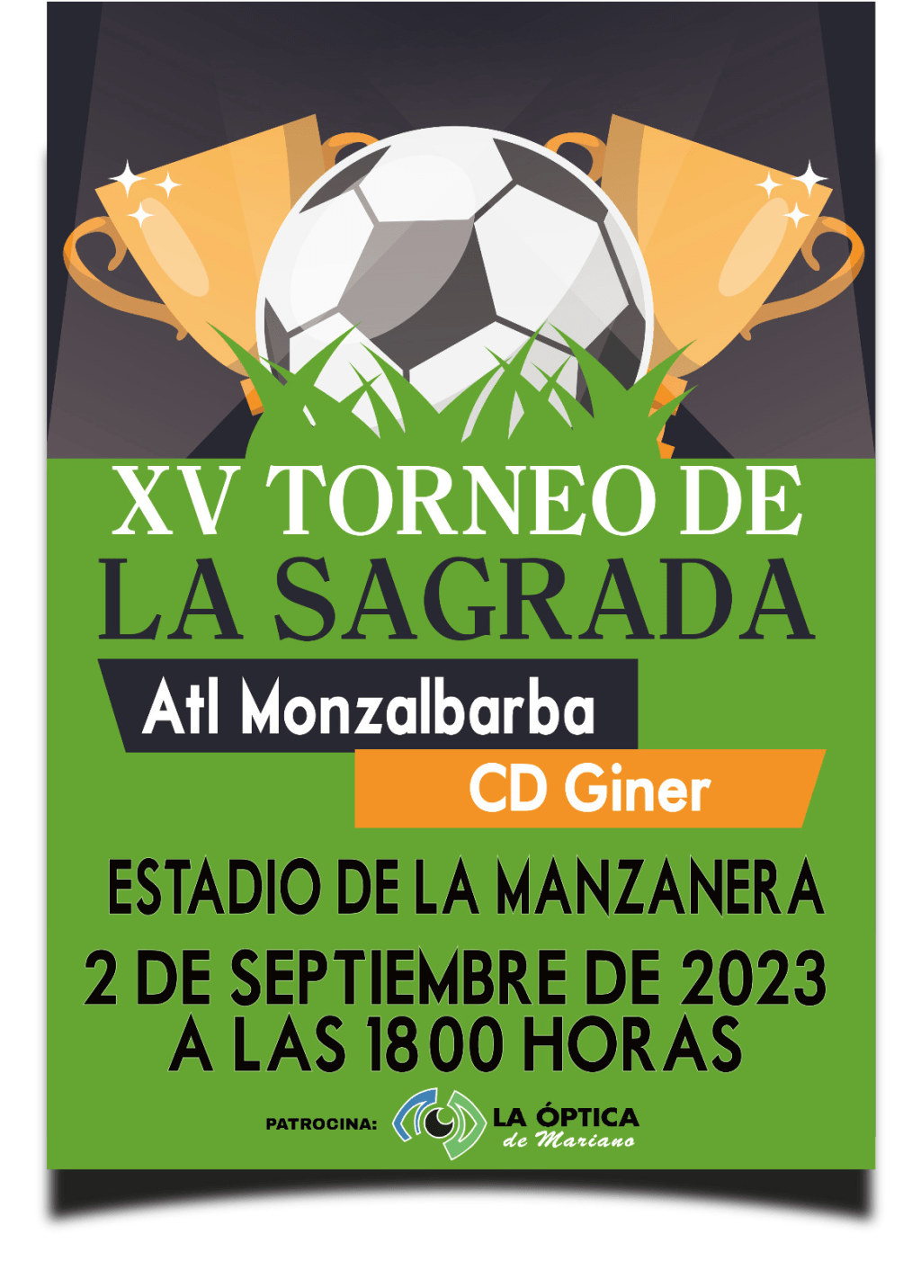 Emocionante encuentro entre Atlético Monzalbarba y CD Giner en el XV Torneo de La&nbsp;Sagrada