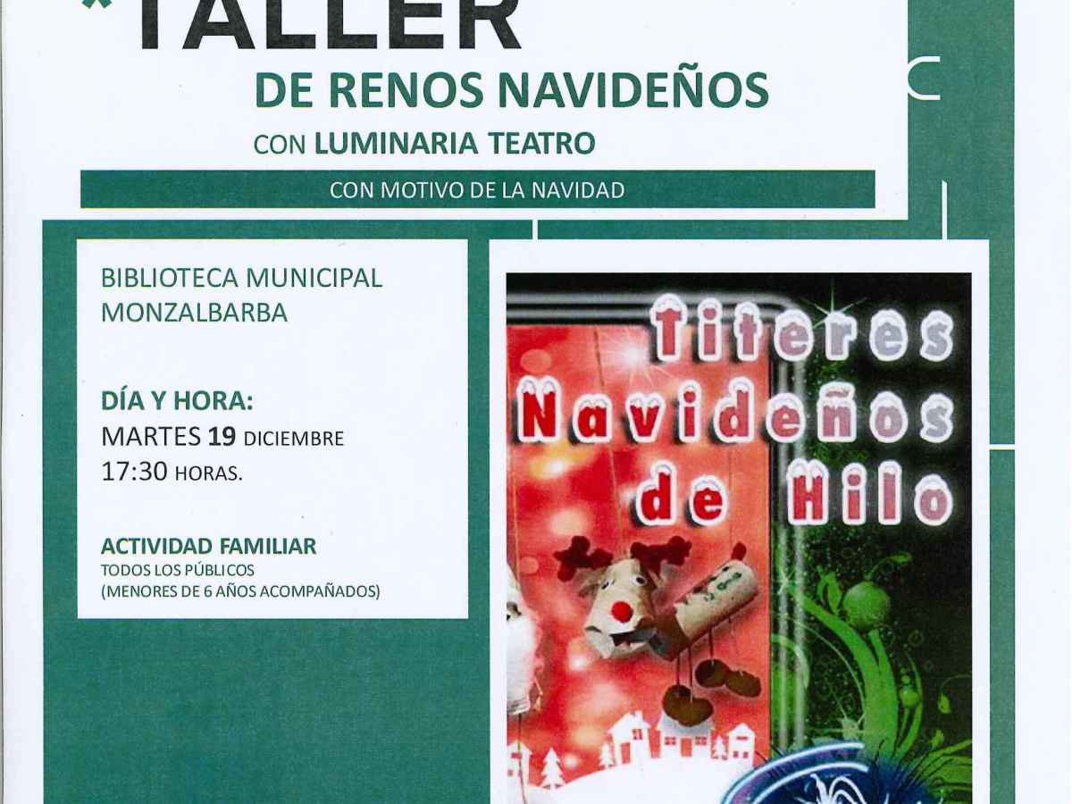 Cuentacuentos y taller de ilustración el día 20 de Diciembre, en la Biblioteca de&nbsp;Monzalbarba