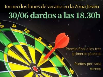 Damos el pistoletazo de salida a las actividades de veranohoy comienzan los torneos de sin salir de monzal! ¿te unes a unos dardos a las&nbsp;18?