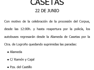 [L603] AFECCIONES EL DOMINGO 22 DE JUNIO – PROCESIÓN EN&nbsp;CASETAS