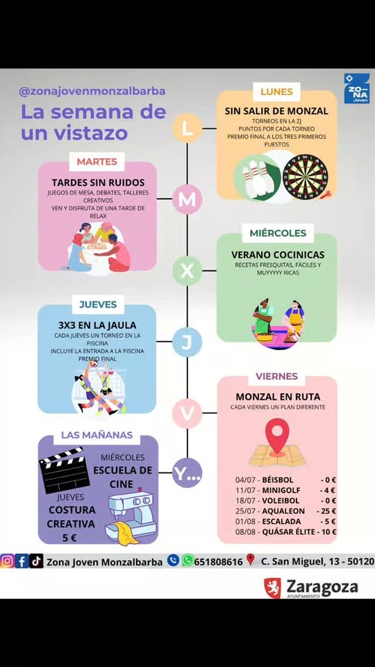 Para que no os perdáis nada, os dejamos un montón de planes para las próximas&nbsp;semanas