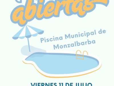 Puertas abiertas de la&nbsp;piscina