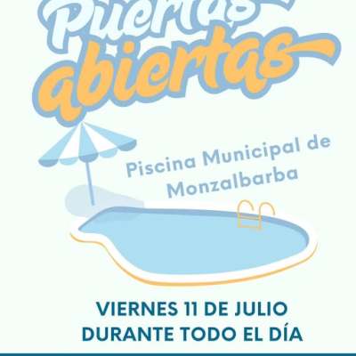 Puertas abiertas de la&nbsp;piscina